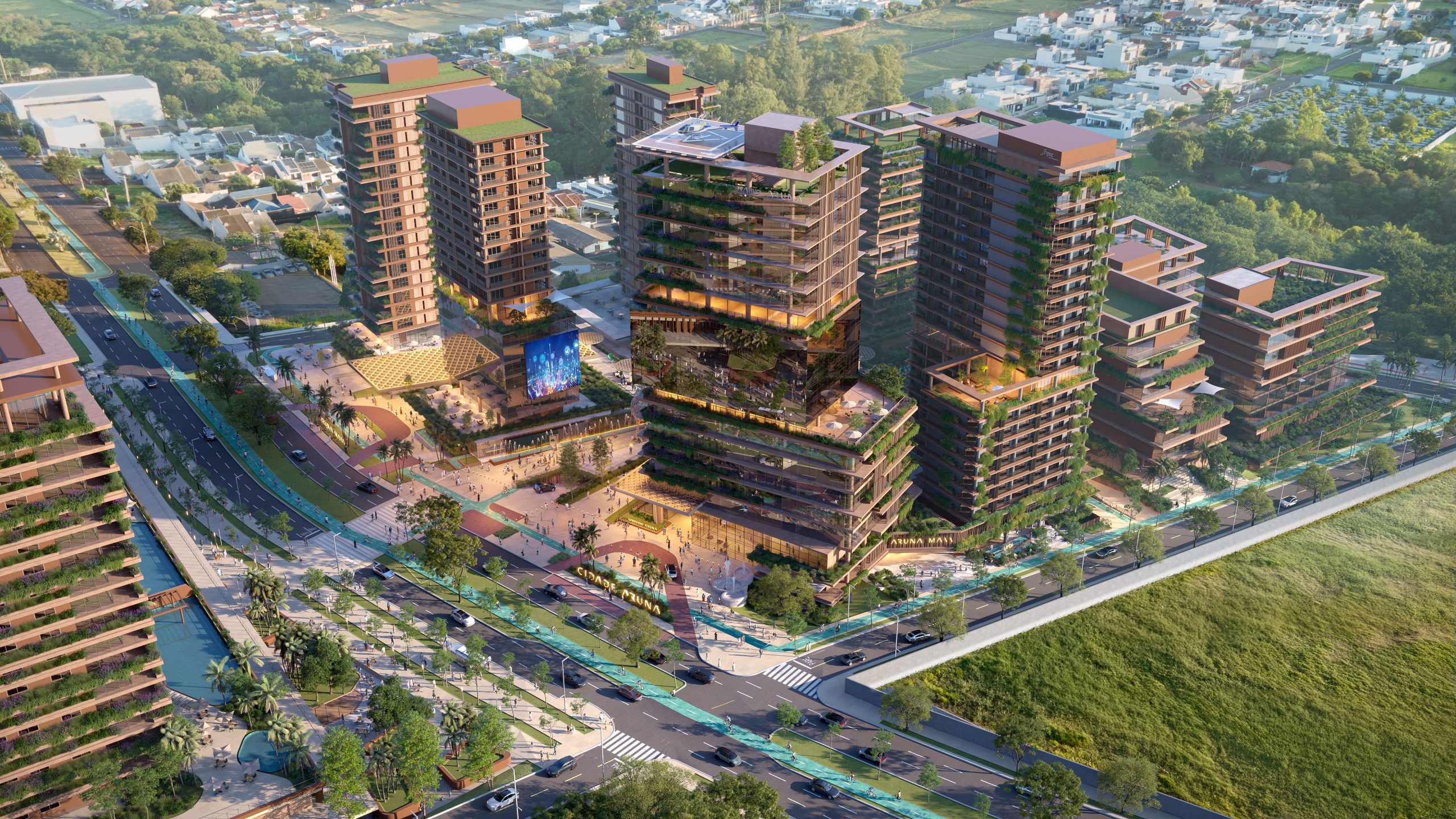 Fachada ALMAI Cidade Aruna